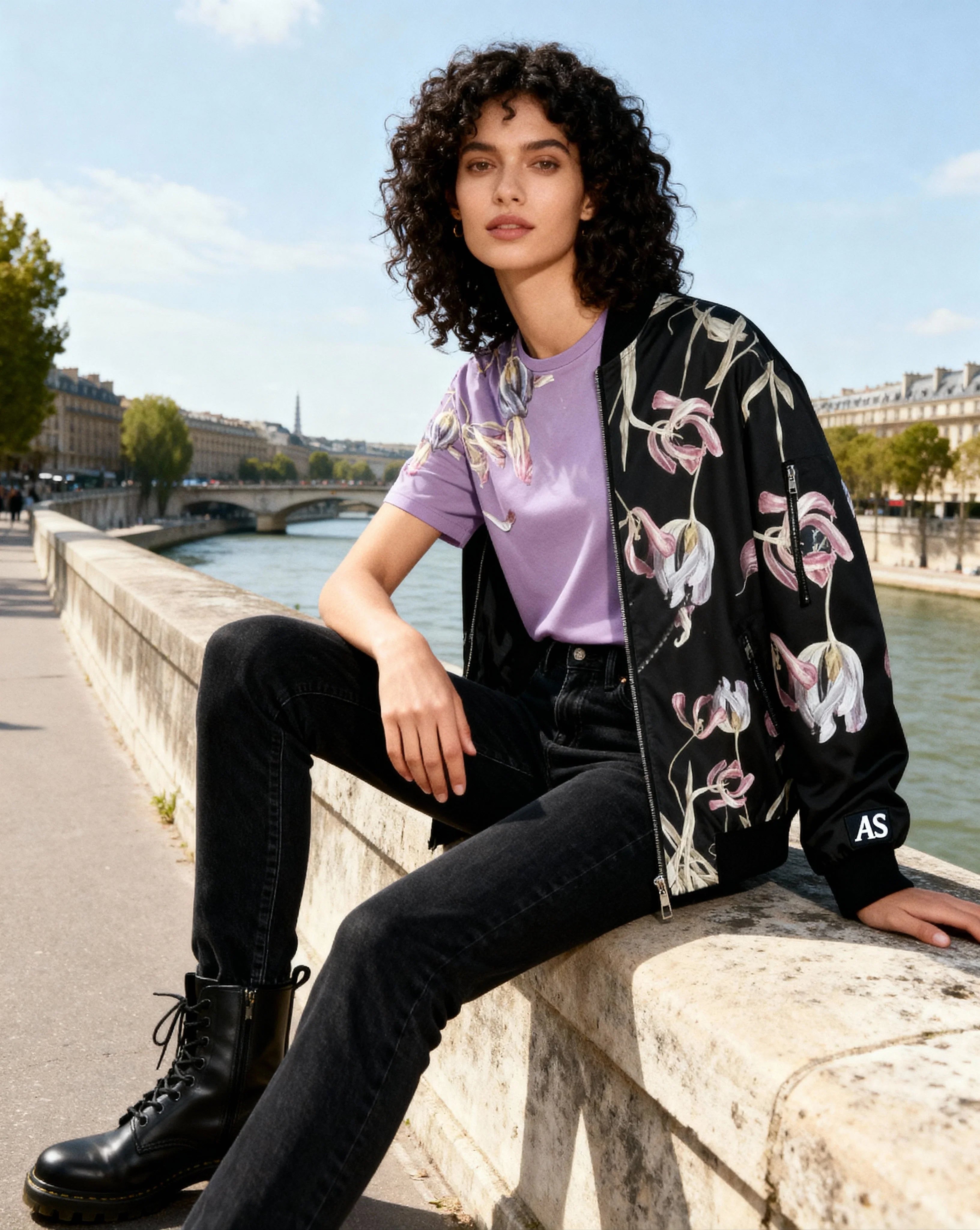 Women's City Bomber Jackets - Lana Art Sweden