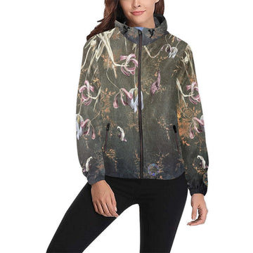 Damaskus Tulip Noir Unisex Windbreaker