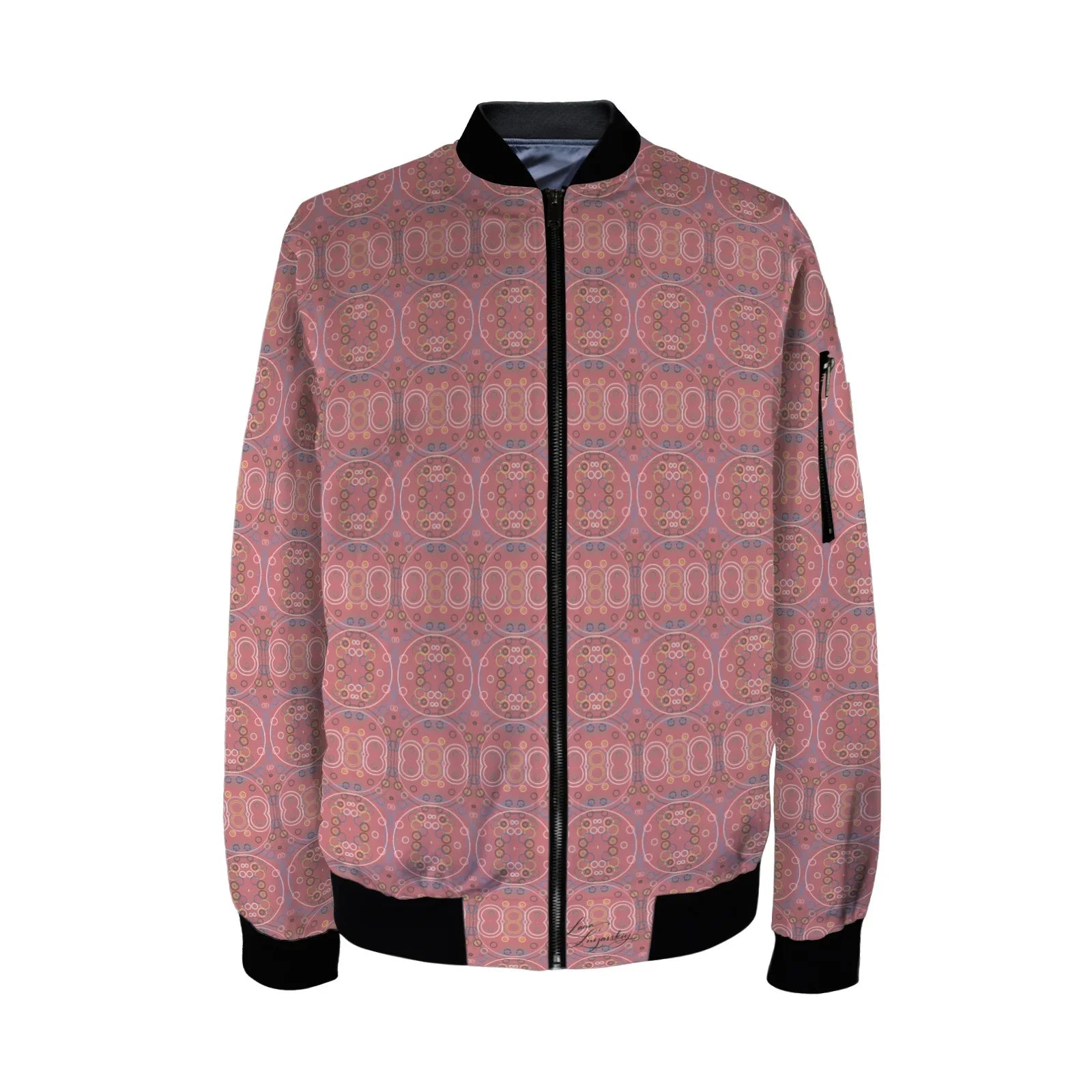 Old Rose Circus Small Tall Ladies Bomber Jacket