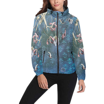 Damaskus Tulip Azurro Unisex Windbreaker