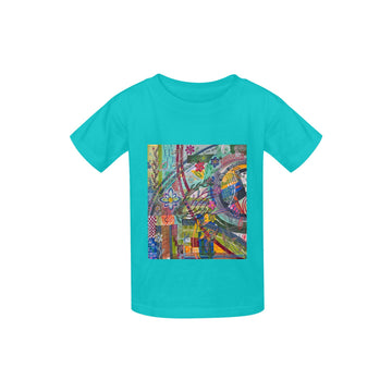 Colorful Currents Tilly Kid's Classic T-shirt (Model T22)