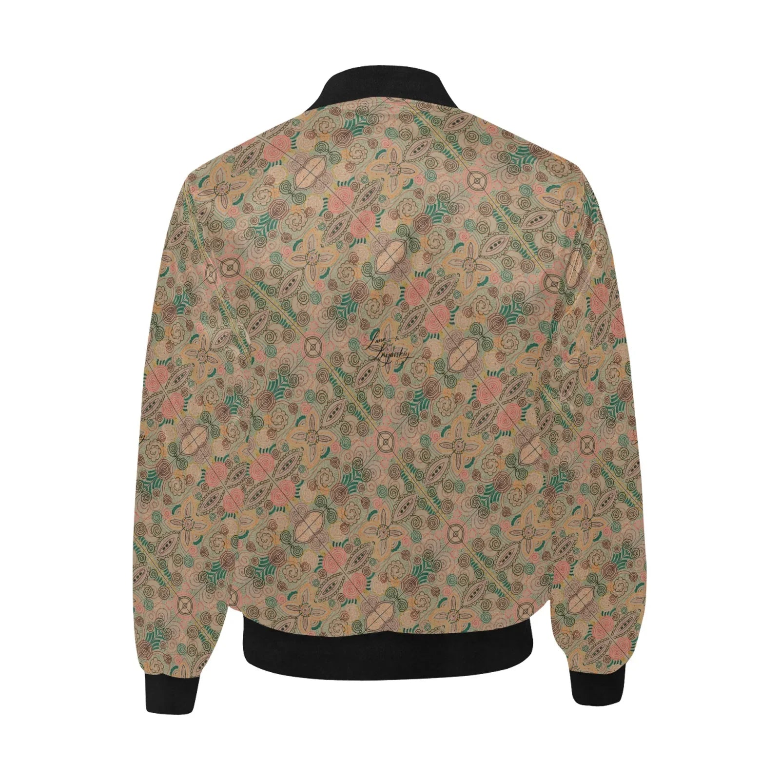 Venetian Rose Warm Bomber Jacket