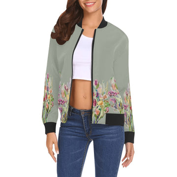 Rusty Life Bomber Jacket for Women