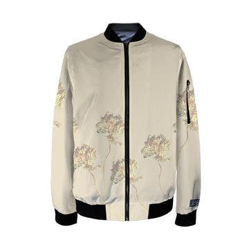 Single Tulip Wheat Tall Ladies Bomber Jacket