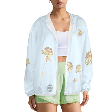 Single Tulip Celestial Women's Lightweight Sun Protection Hoodie