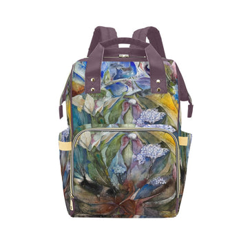 Twilight Flora Multi-Function Backpack/Diaper Bag
