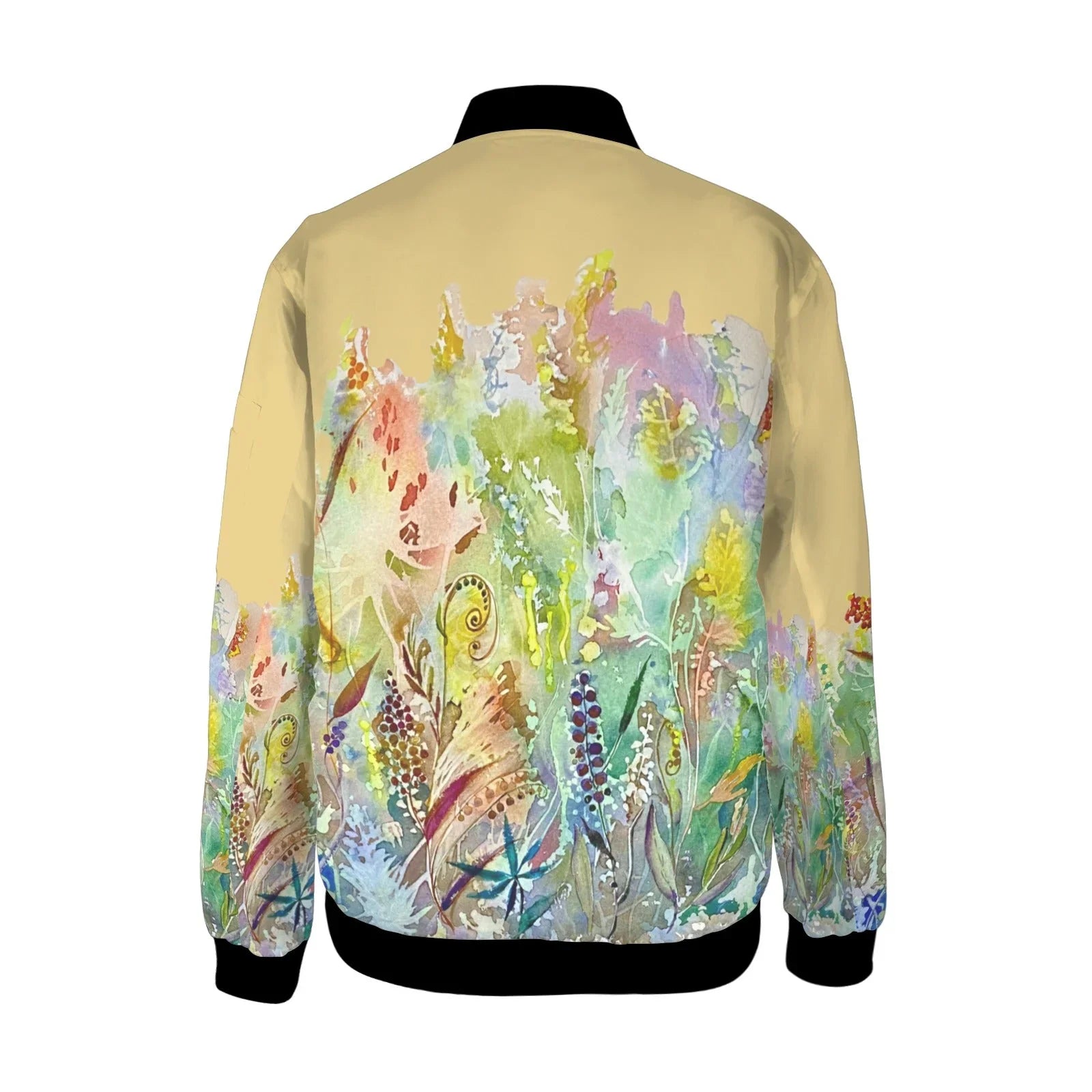 Blooming Melody Tall Ladies Bomber Jacket - Lana Art Sweden