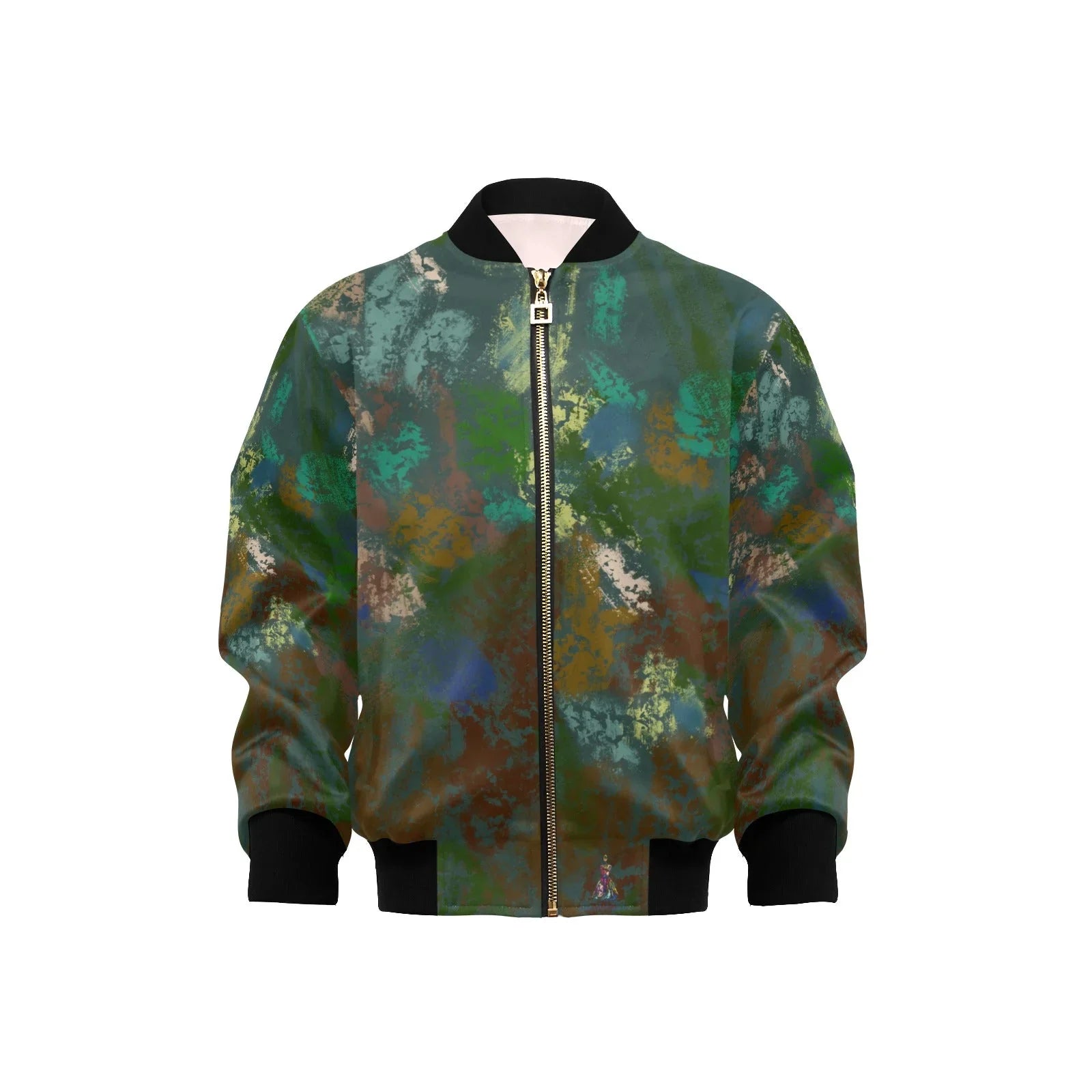 CamoLana Kids' Bomber Jacket with Pockets - Lana Art Sweden