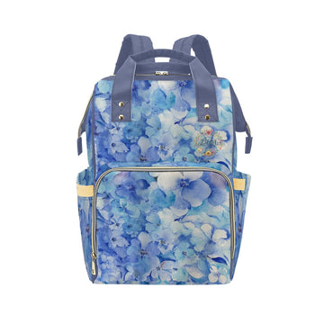 Blue Lawn Thunder Multi-Function Diaper Backpack/Diaper Bag (Model 1688)