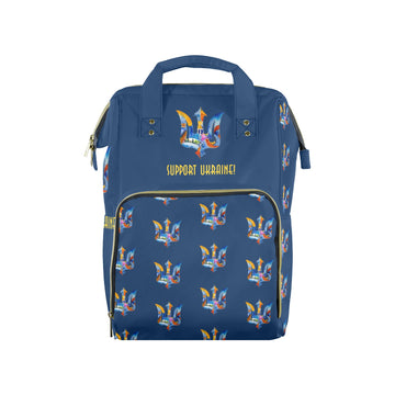 Support Ukraine Trident Multi-Function Travel Diaper Bag-Large