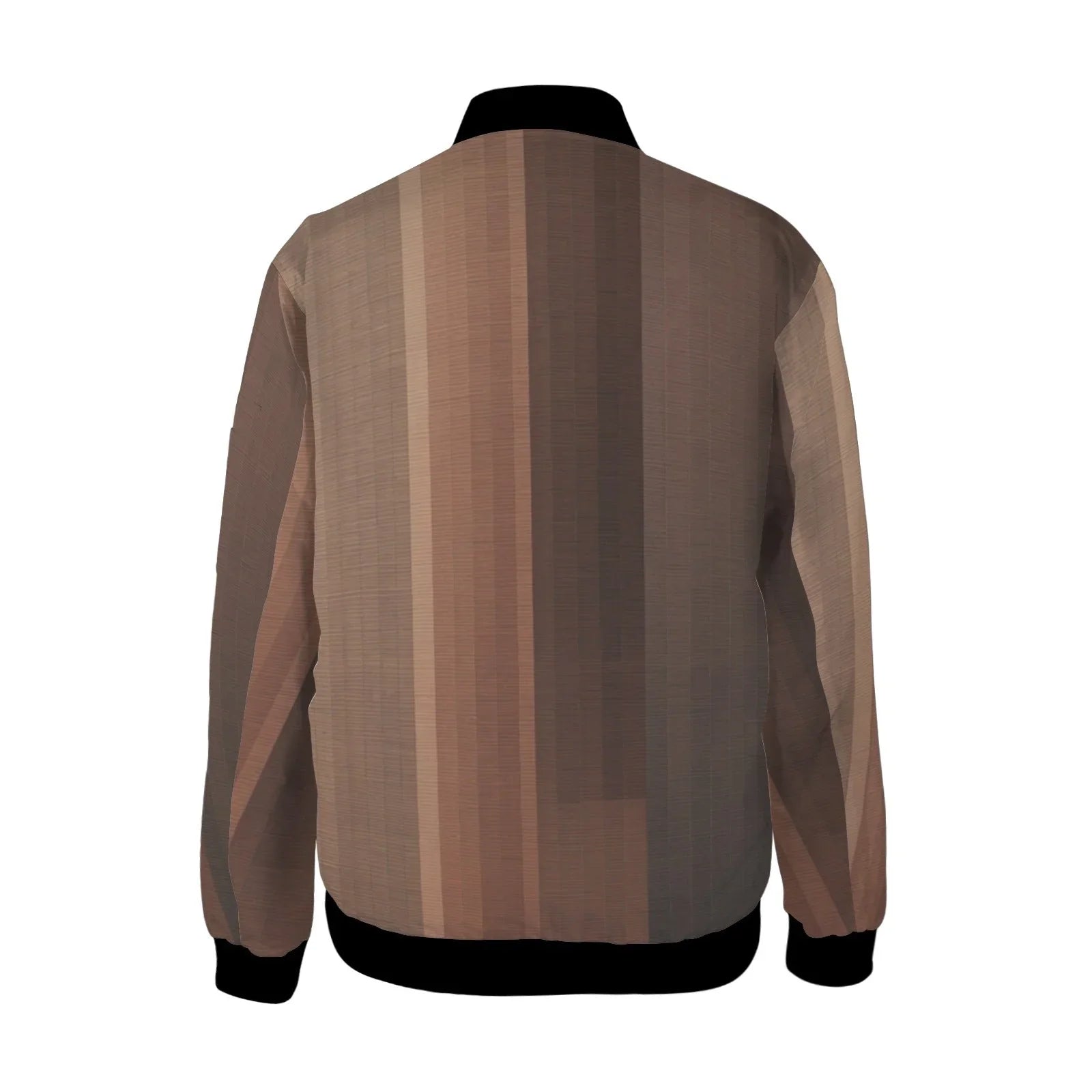 Elegant Brown Bomber Jacket - Lana Art Sweden