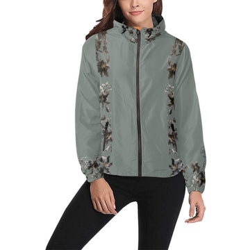 Flower Power Clay Unisex All Over Print Windbreaker (Model H23)