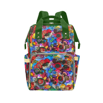 Cosmic Blooms Forest Multi-Function Diaper Backpack/Diaper Bag