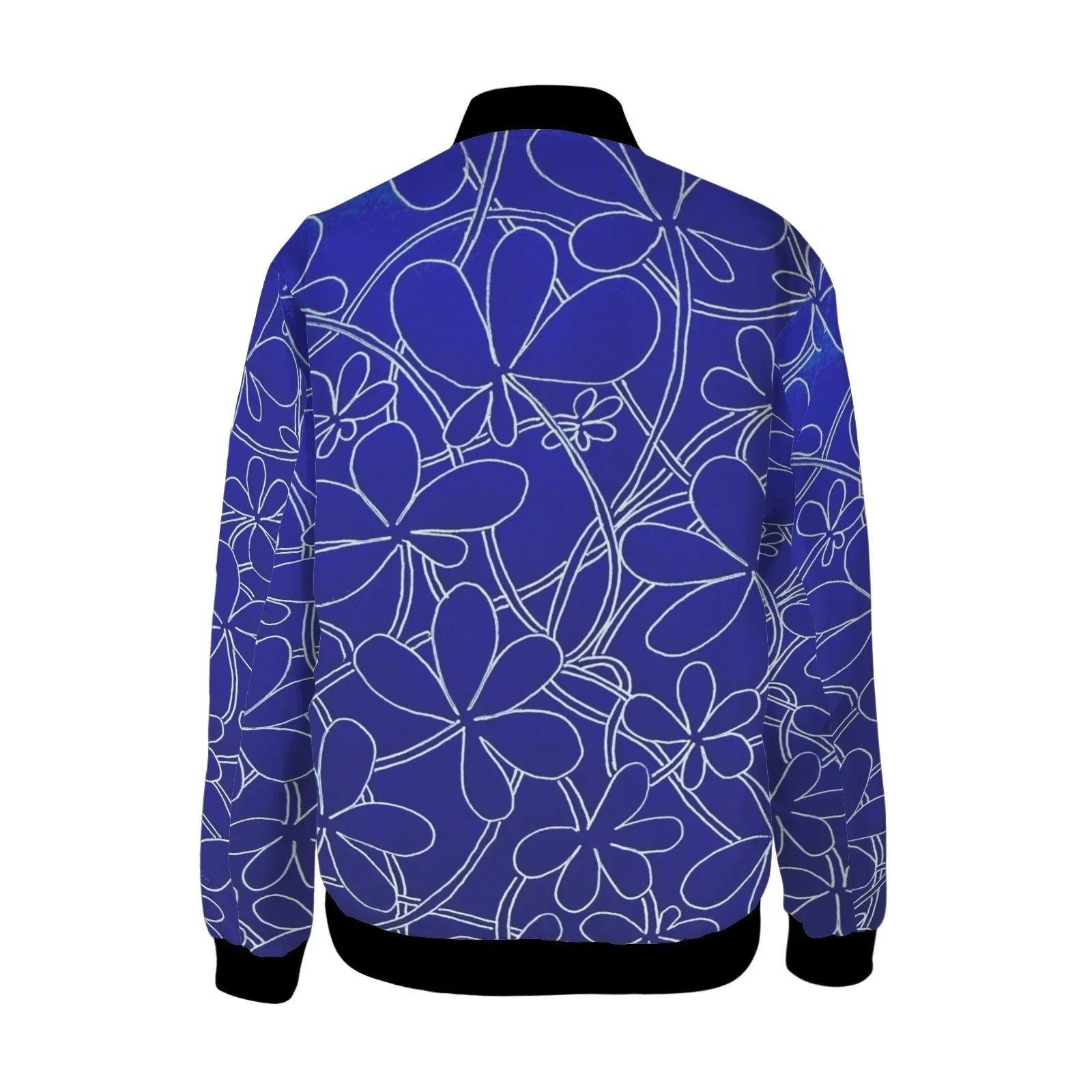 Infinity Bloom Tall Ladies Bomber Jacket - Lana Art Sweden