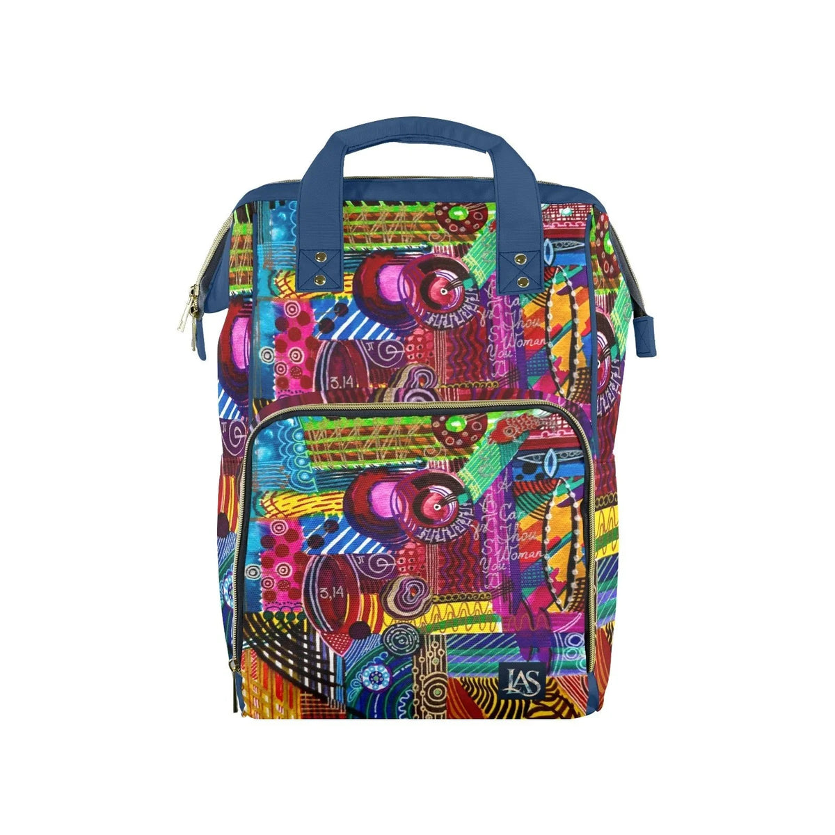 Infinity Bloom Tatiana Multi - Function Travel Diaper Bag - Large - Lana Art Sweden
