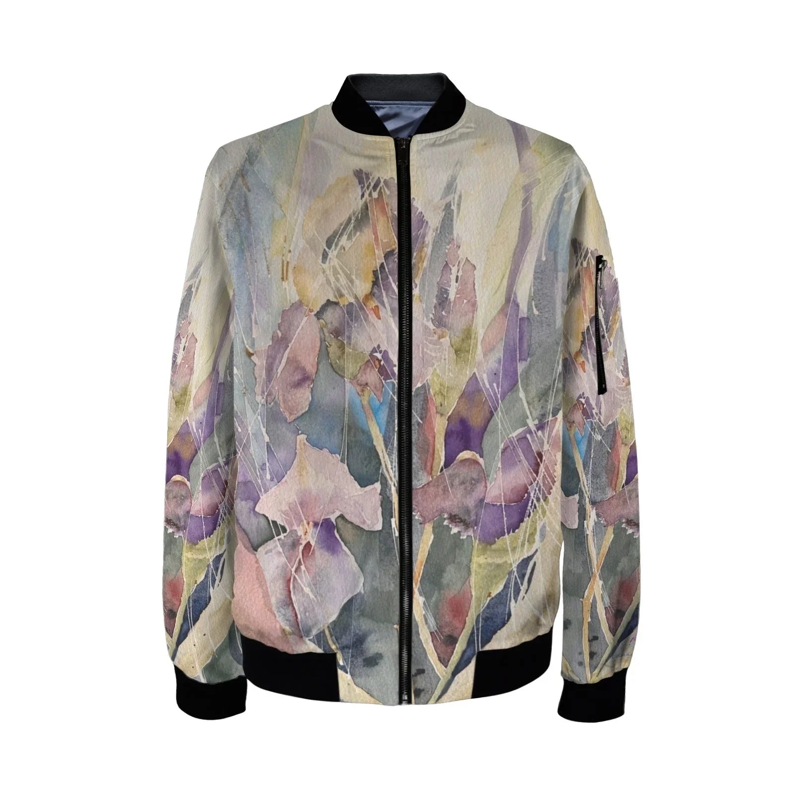Iris Field Tall Ladies Bomber Jacket - Lana Art Sweden