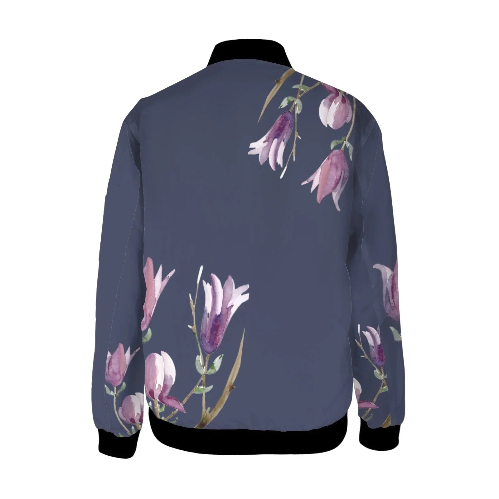 Magnolia Future Dusk Tall Ladies Bomber Jacket - Lana Art Sweden