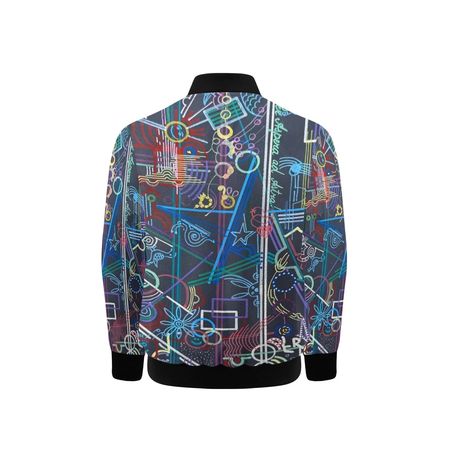 Per Aspera Animals Kids' lined My City Bomber Jacket with Pockets - Lana Art Sweden