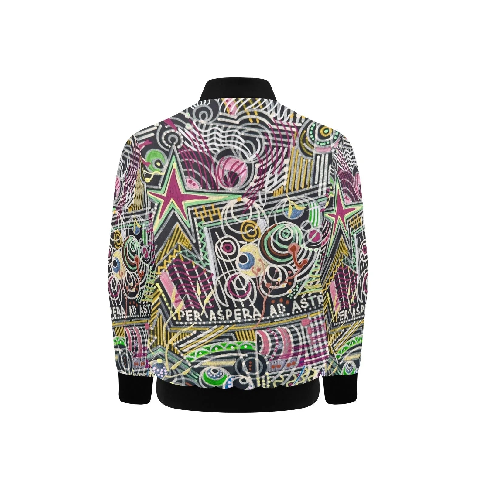 Per Aspera Classic Kids' lined My City Bomber Jacket with Pockets - Lana Art Sweden
