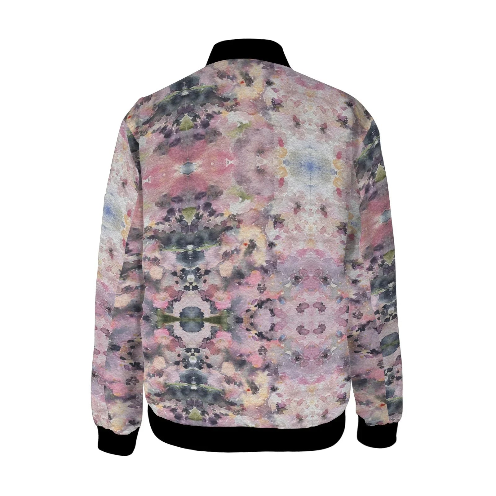 Pink Rhapsody Small Tall Ladies Bomber Jacket - Lana Art Sweden