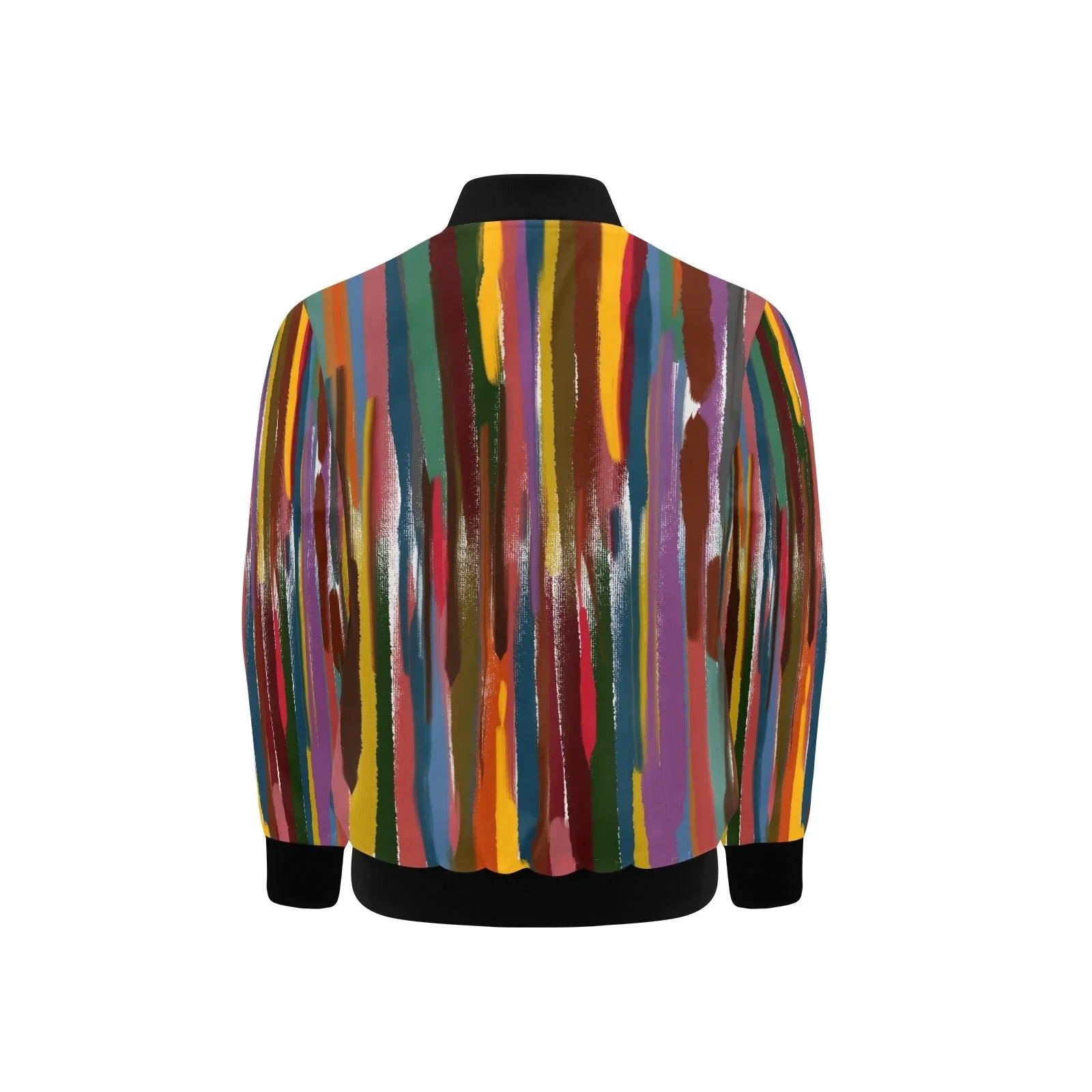 Power Stripes Kids' lined My City Bomber Jacket with Pockets - Lana Art Sweden