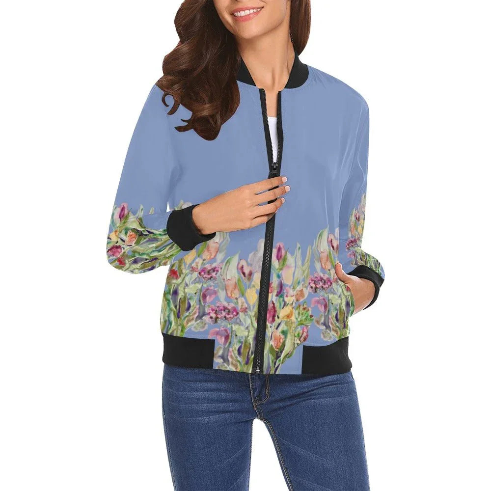 Rusty Life Bomber Jacket for Women - Lana Art Sweden
