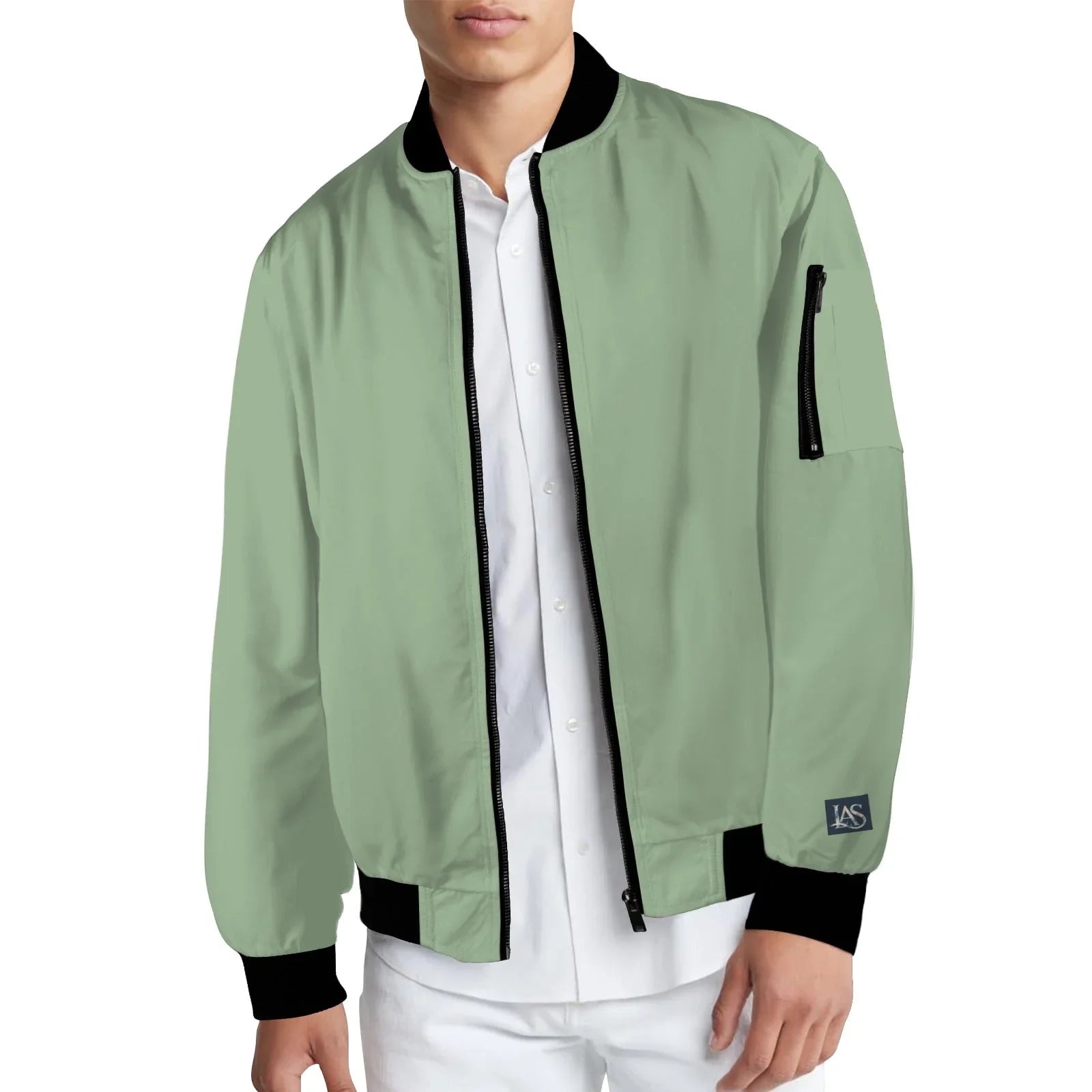 Sage Spring Men's Bomber Jacket - Lana Art Sweden