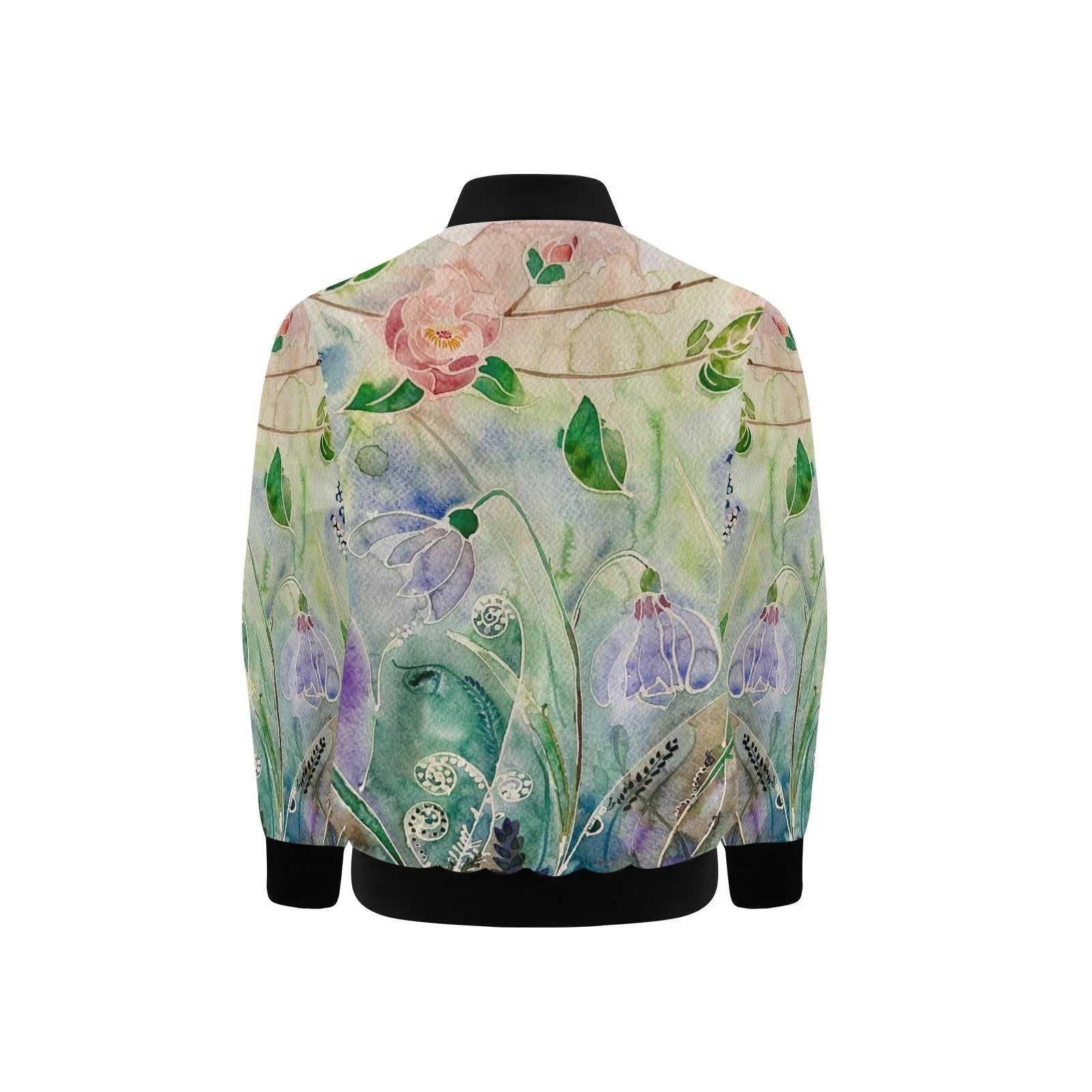 Summer Bells Kids' lined My City Bomber Jacket with Pockets - Lana Art Sweden