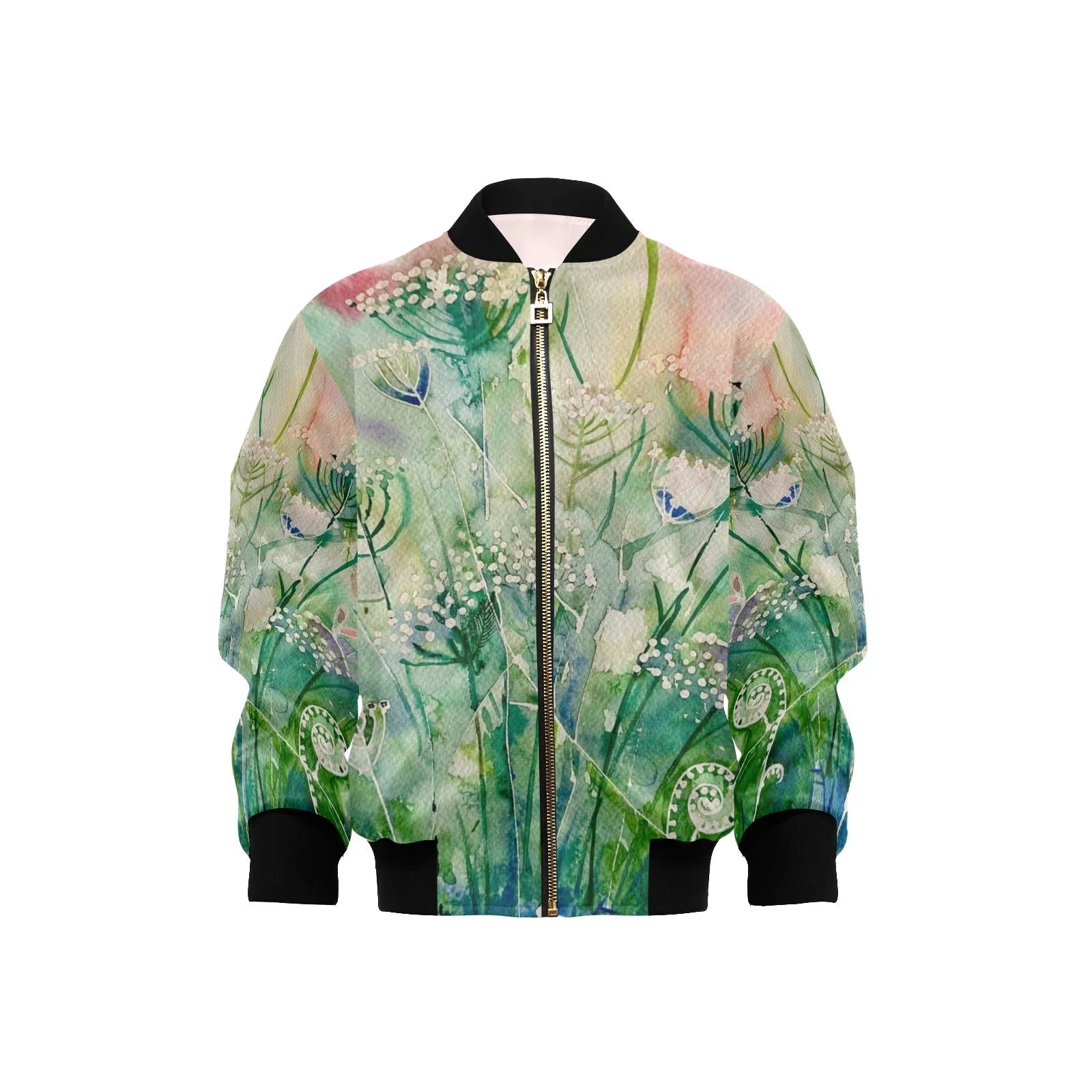 Summer Bug Kids' lined My City Bomber Jacket with Pockets - Lana Art Sweden