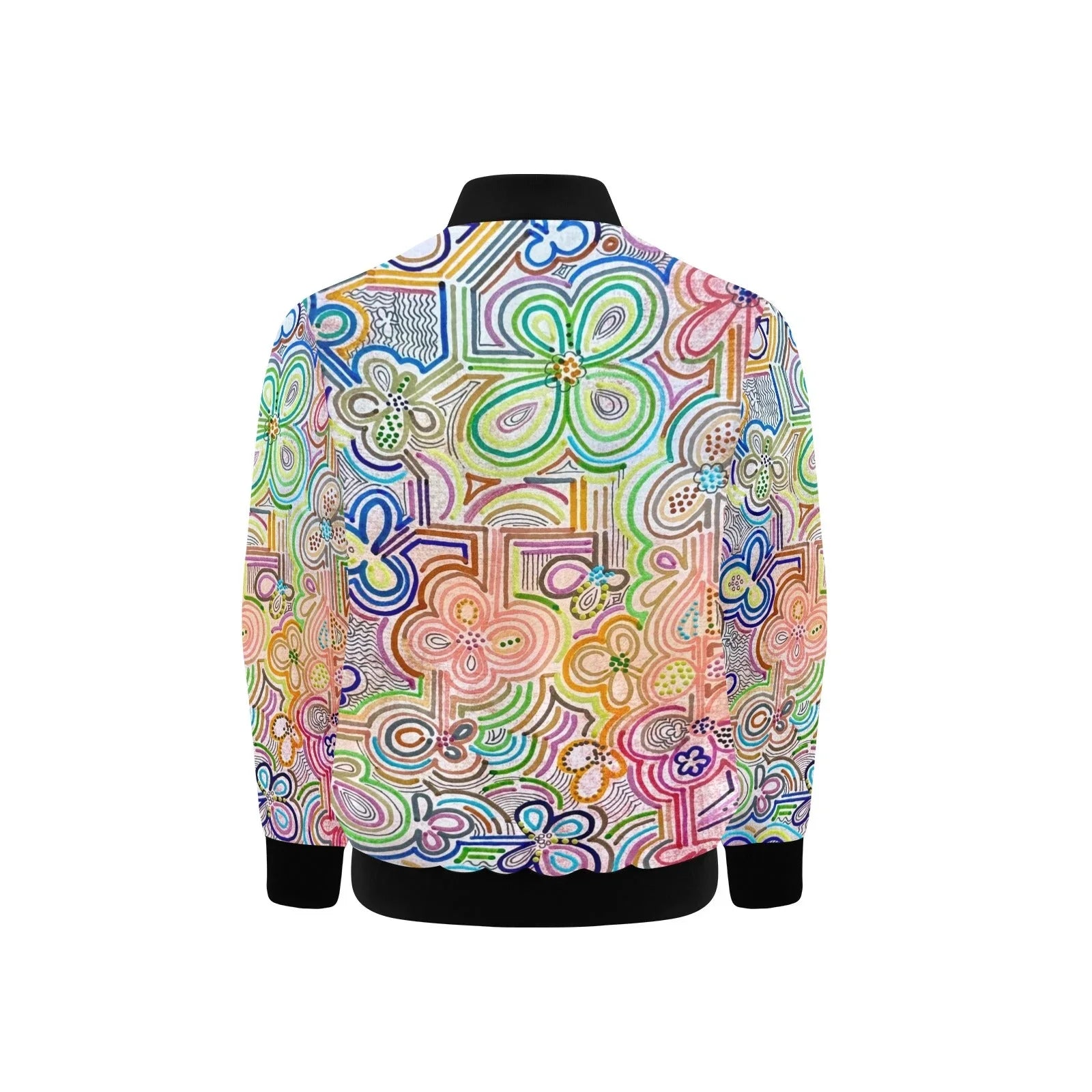 Summer Thrills Kids' Bomber Jacket with Pockets - Lana Art Sweden