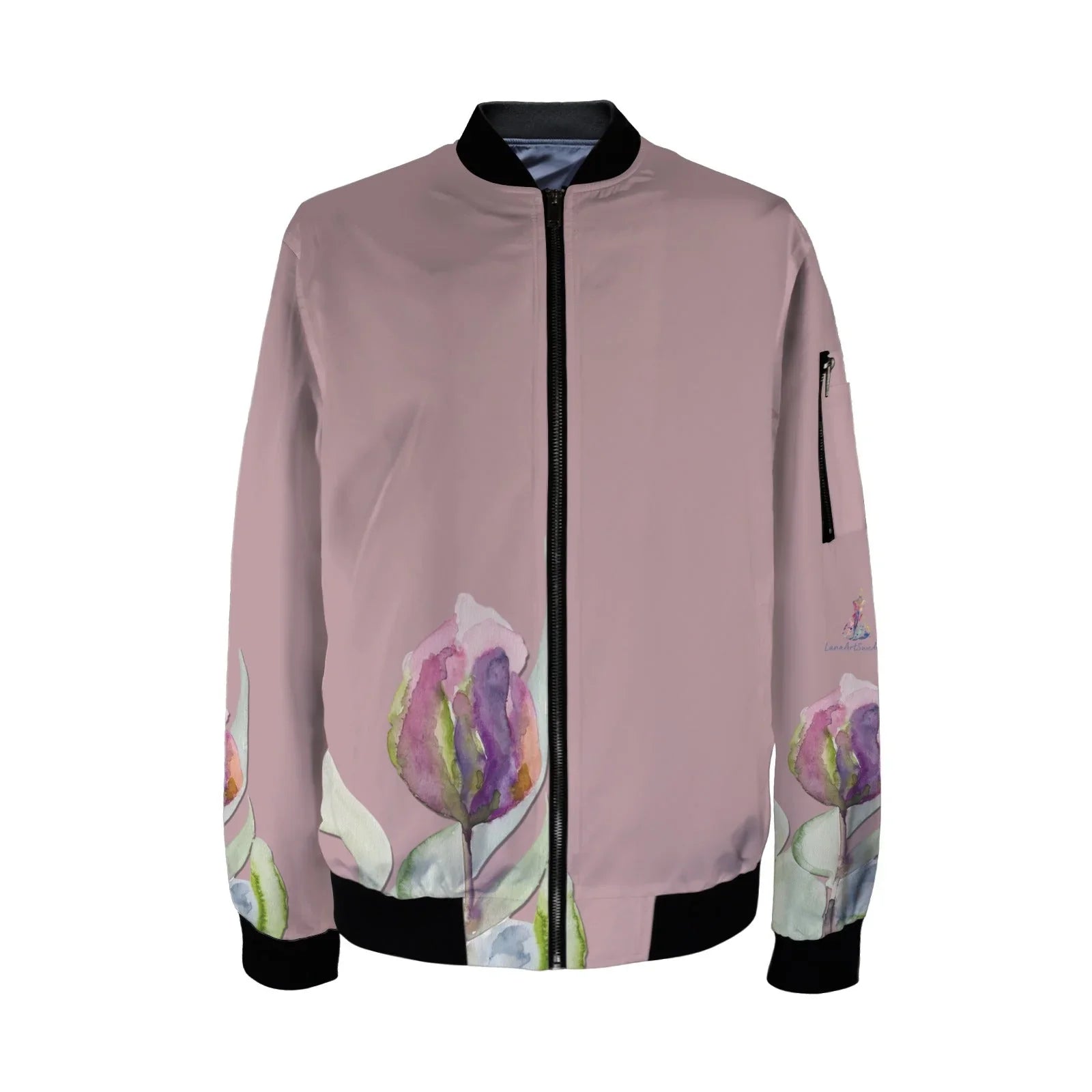Tulip Tall Ladies Bomber Jacket - Lana Art Sweden
