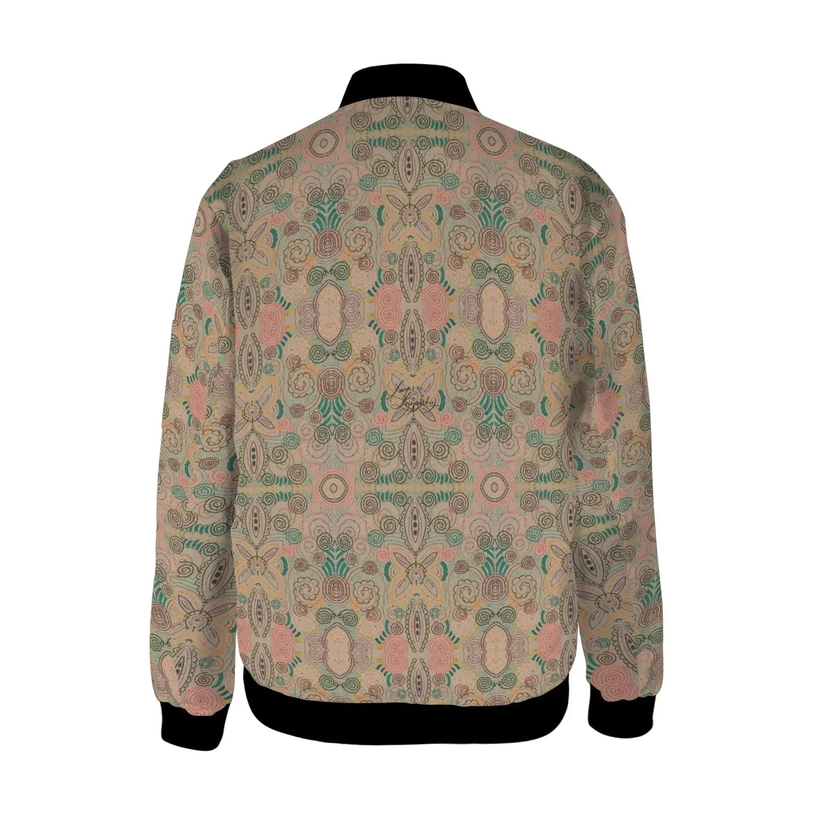 Venetian Blossom Tall Ladies Bomber Jacket - Lana Art Sweden