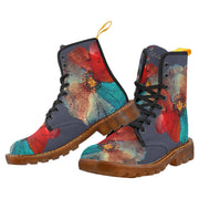 ZoZo Grand Fleur Ocean Nylon Canvas Boots For Women Model 1203H