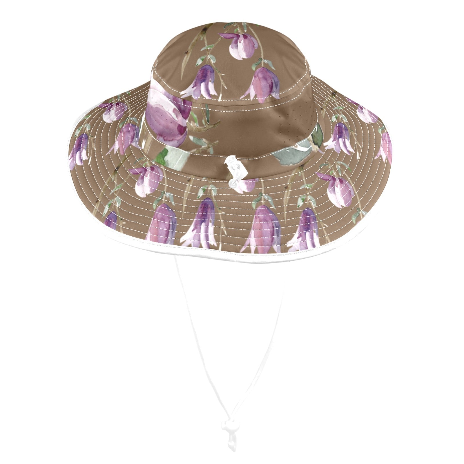 Magnolia Raku Wide Brim Bucket Hat
