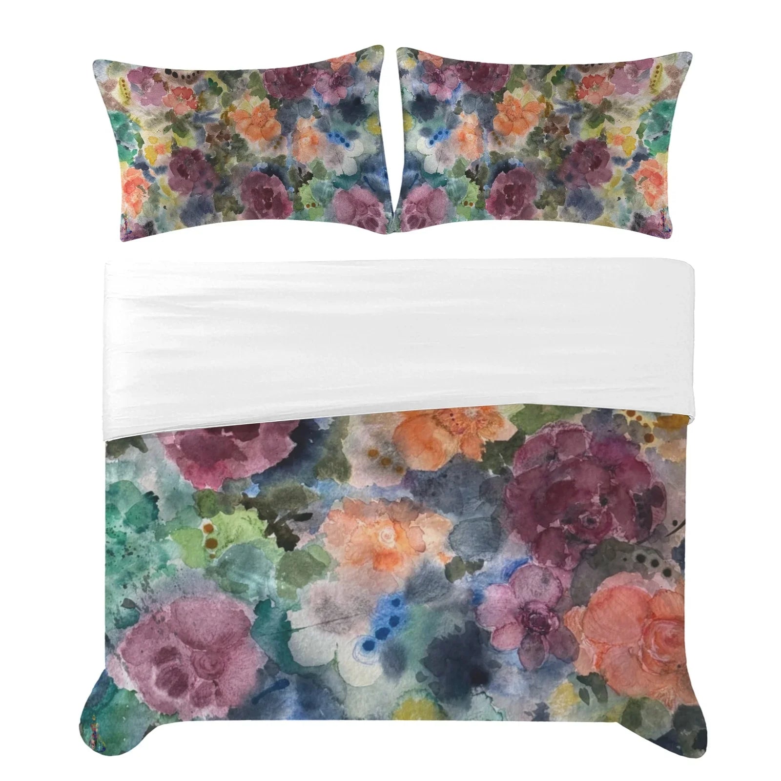 Midnight Botanica 3-Piece Bedding Set 94x104inch
