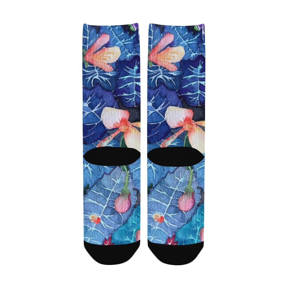 Blue Thorns Women's Custom Socks