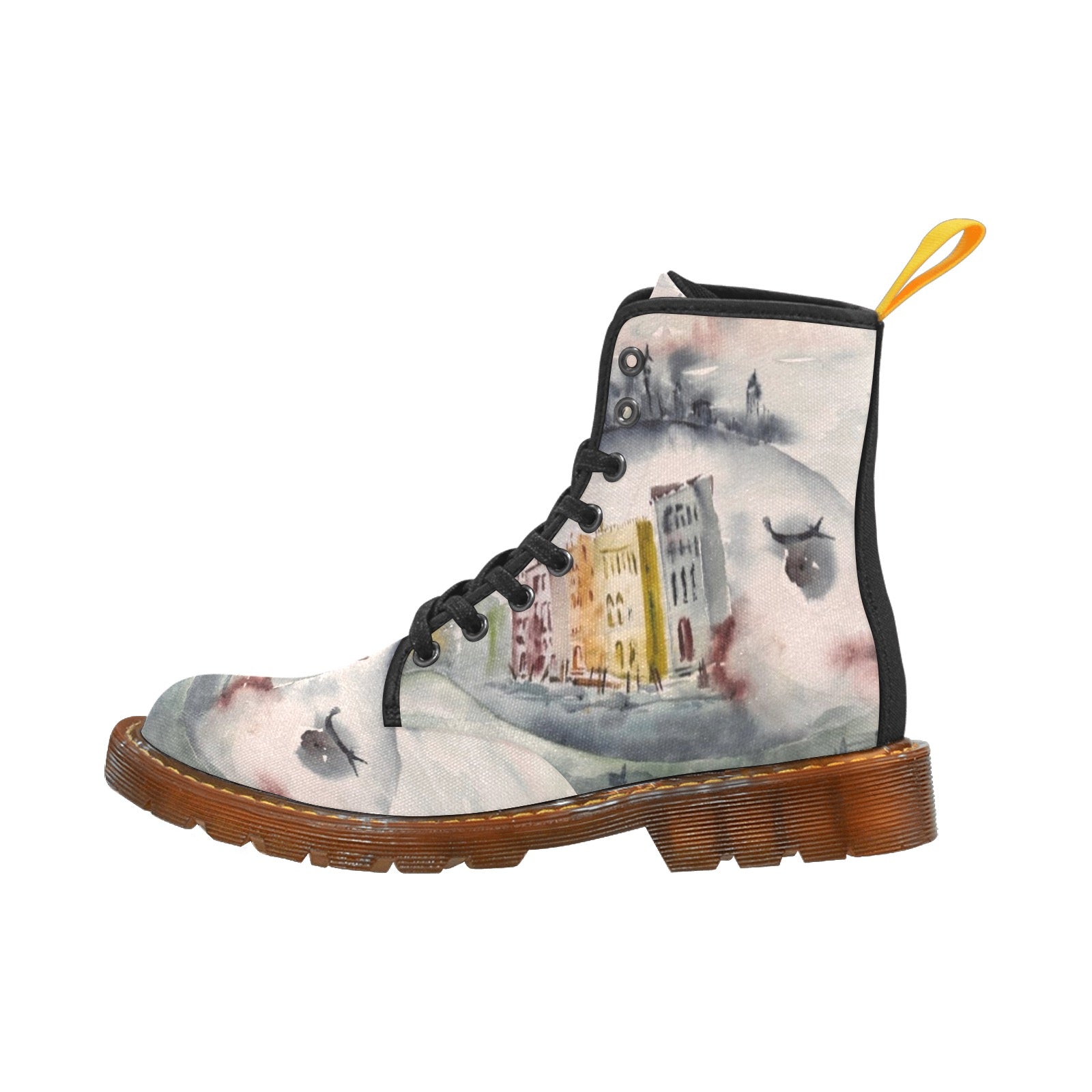 Veniamin Venetian Fish Custom Canvas Boots For Women Model 1203H