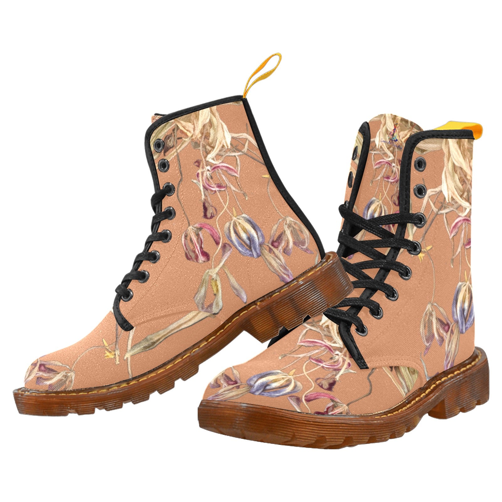 Tulip Universe Armagnac Custom Canvas Boots For Women Model 1203H