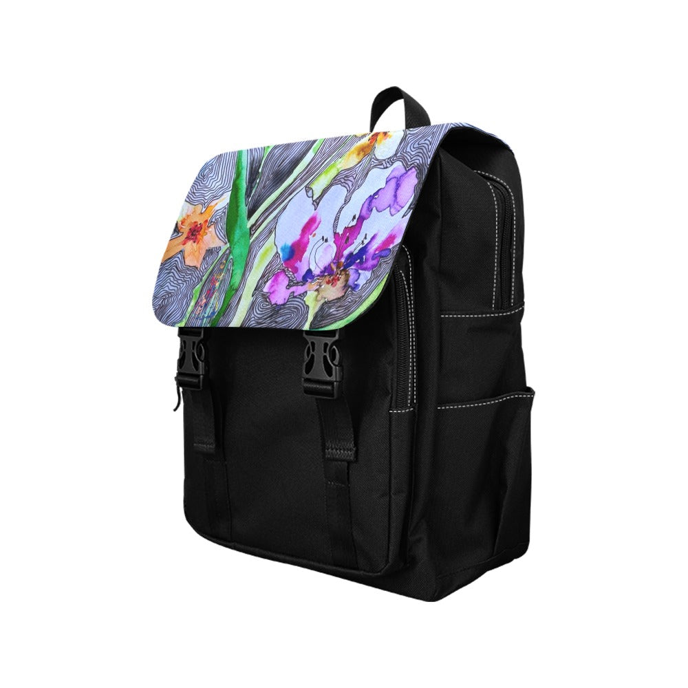 Gefütterter Tulpen-Lässiger Rucksack 