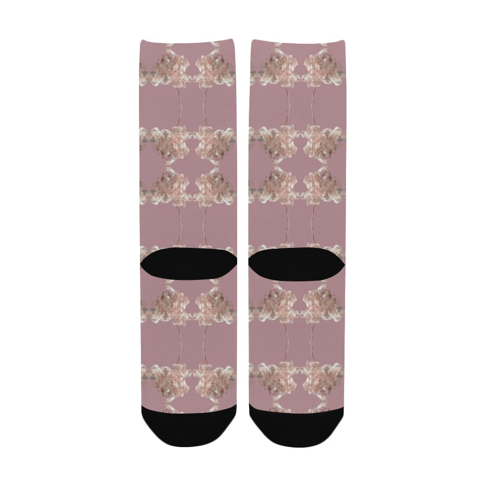 Shaggy Tulip Blush 3 Women's Custom Socks