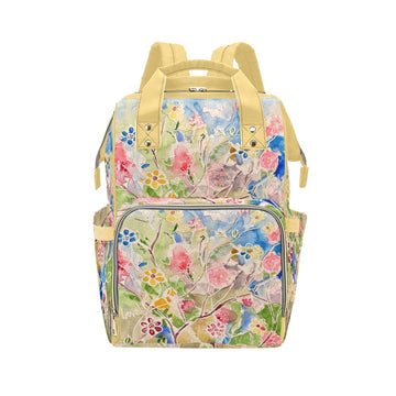 Spring Vibes Mimose Multi-Function Diaper Backpack/Diaper Bag