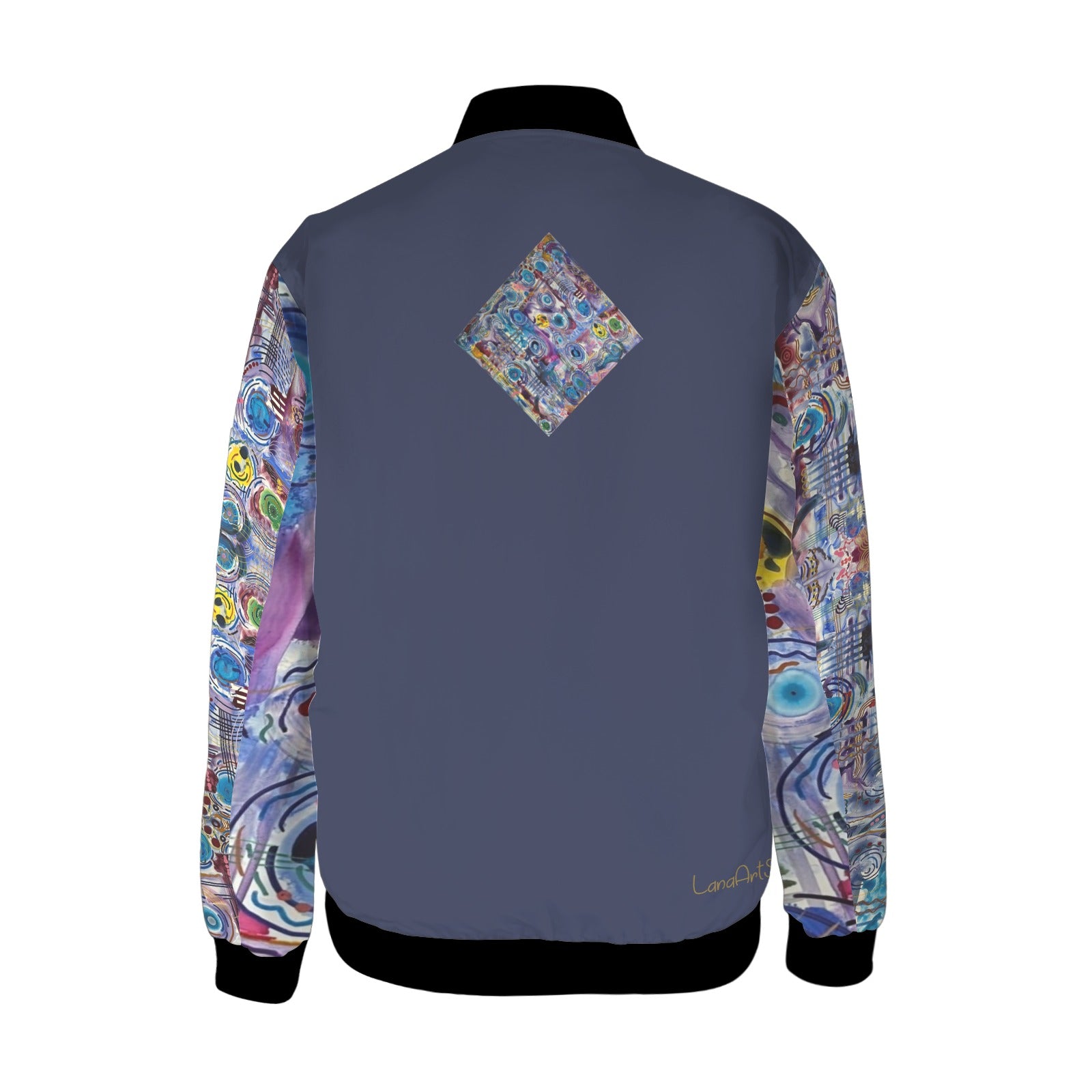 Circles on Water Tiefblaue Bomberjacke