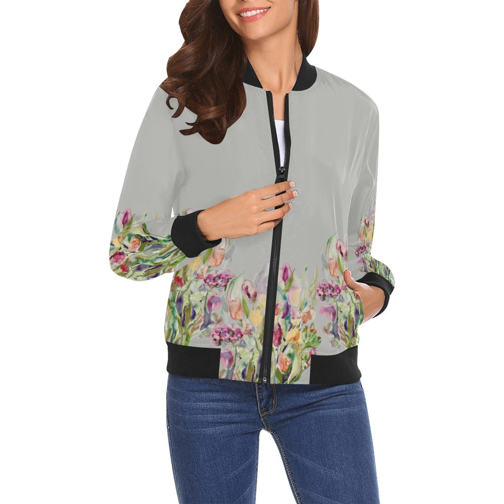 Rusty Life Bomber Jacket for Women