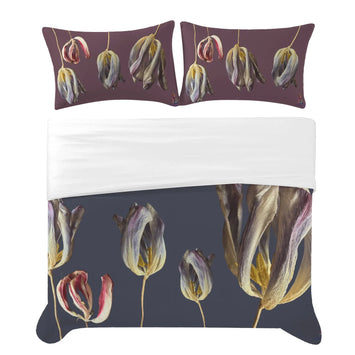Tulip Field 3-Piece Bedding Set 94x104inch