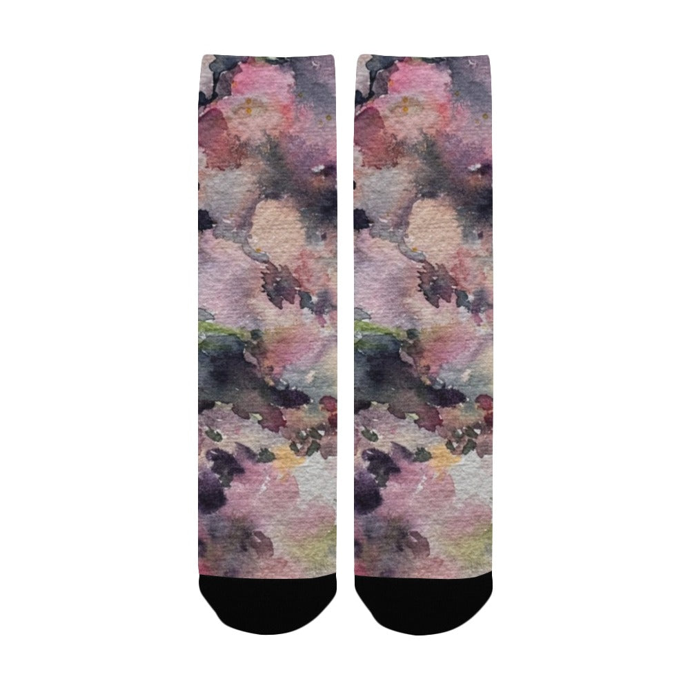 Pink Rhapsody Women's Custom Socks