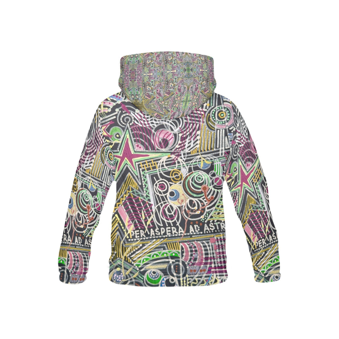 To the Stars! All Over Print Hoodie for Kid (USA Size) (Model H13)