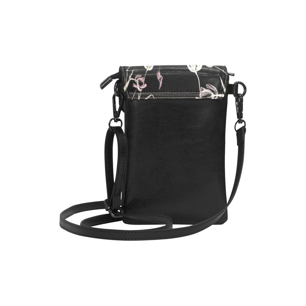 Tulip Drama Noir Small Cell Phone Purse