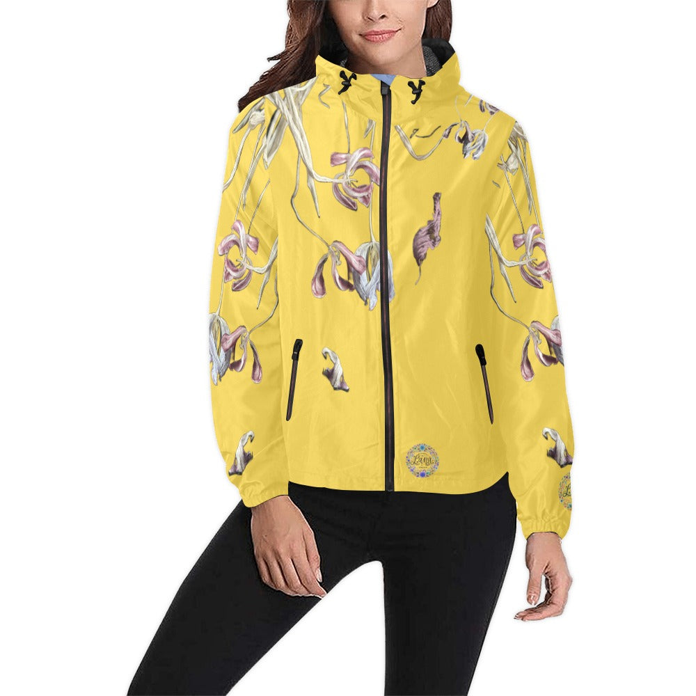 Tulip Lemon Unisex Windbreaker