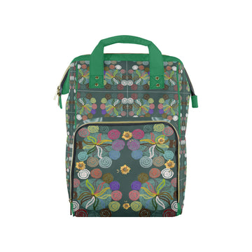 Magic Trees Green Multi-Function Travel Diaper Bag-Large