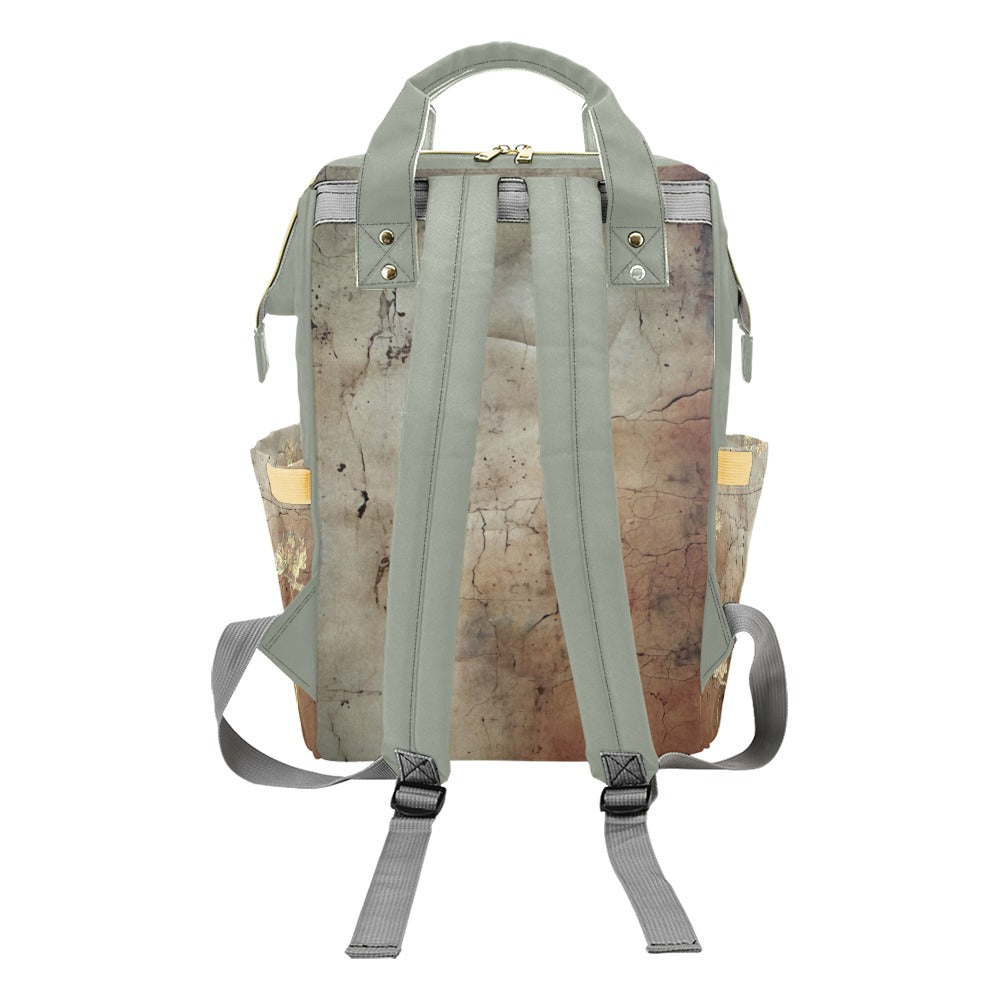 Rusty Life Tuscany Clay Multi-Function Diaper Backpack/Diaper Bag